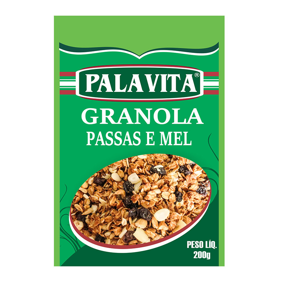 Granola Passas e Mel